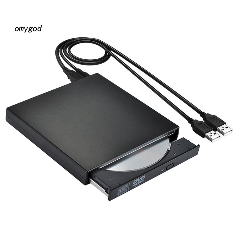 OMG USB 20 Slim Writer/Burner/Rewriter/CD ROM External DVD Drive for PC