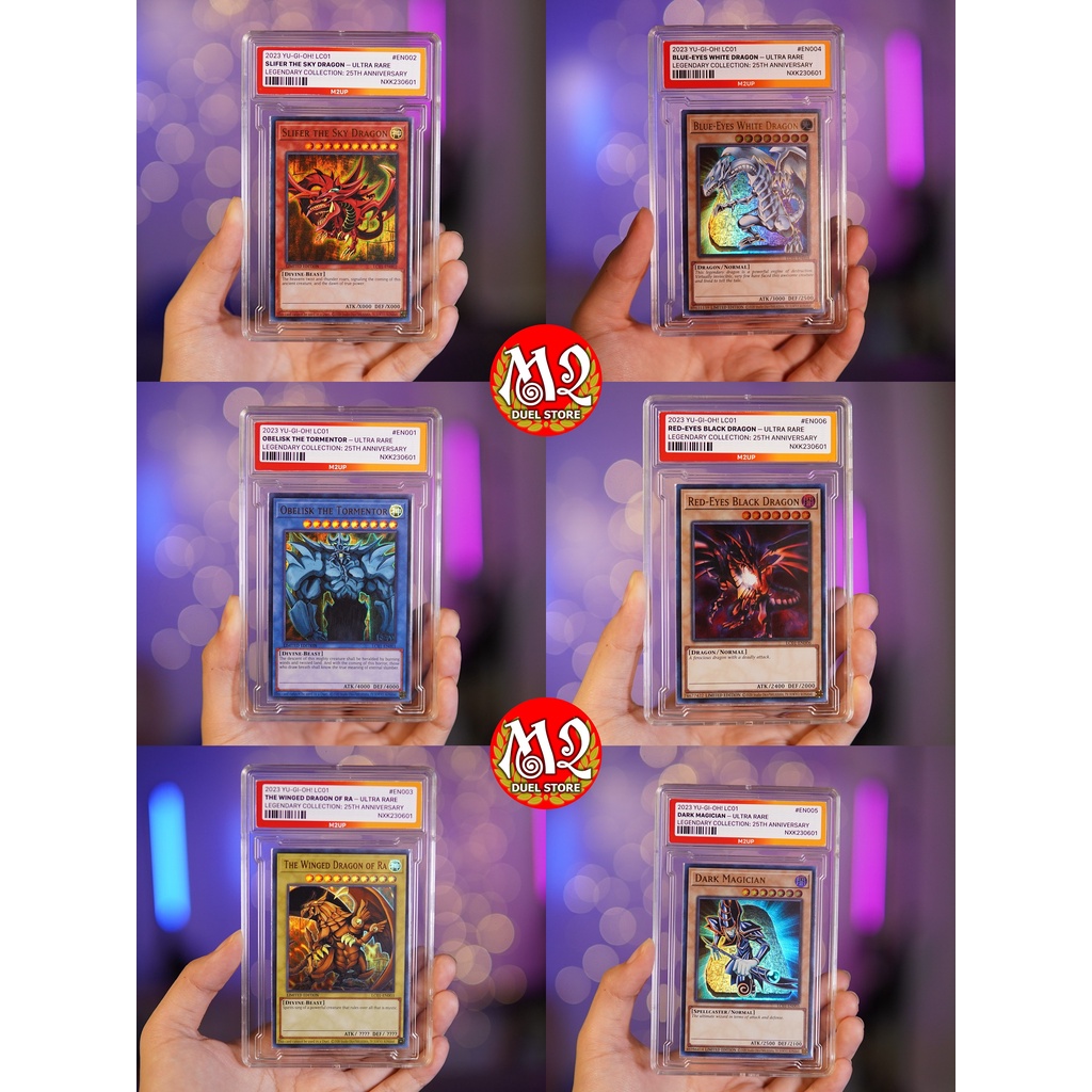 52 YU-GI-OH Card Lot Egyptian Gods Blue Eyes Dark Magician Gaia Traps