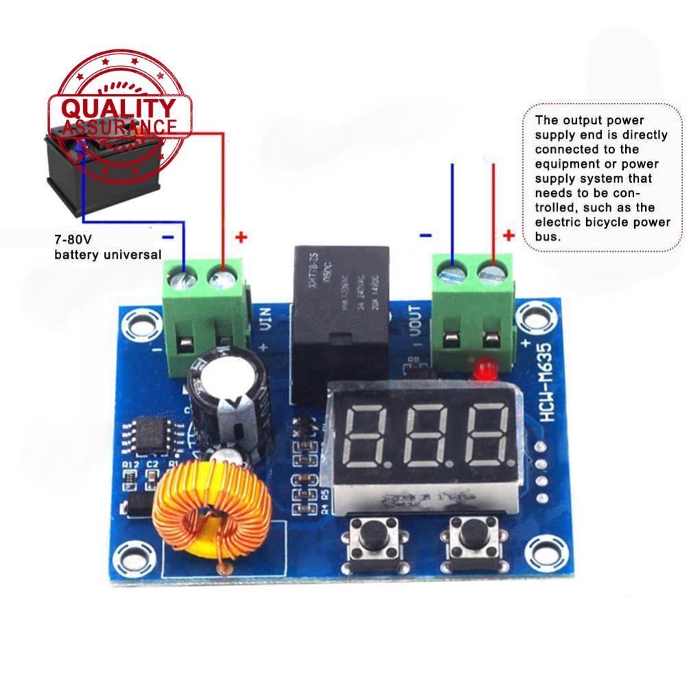 XH-M609 DC 12-36V Battery Over Discharge Protection Cut-Off Voltage ...