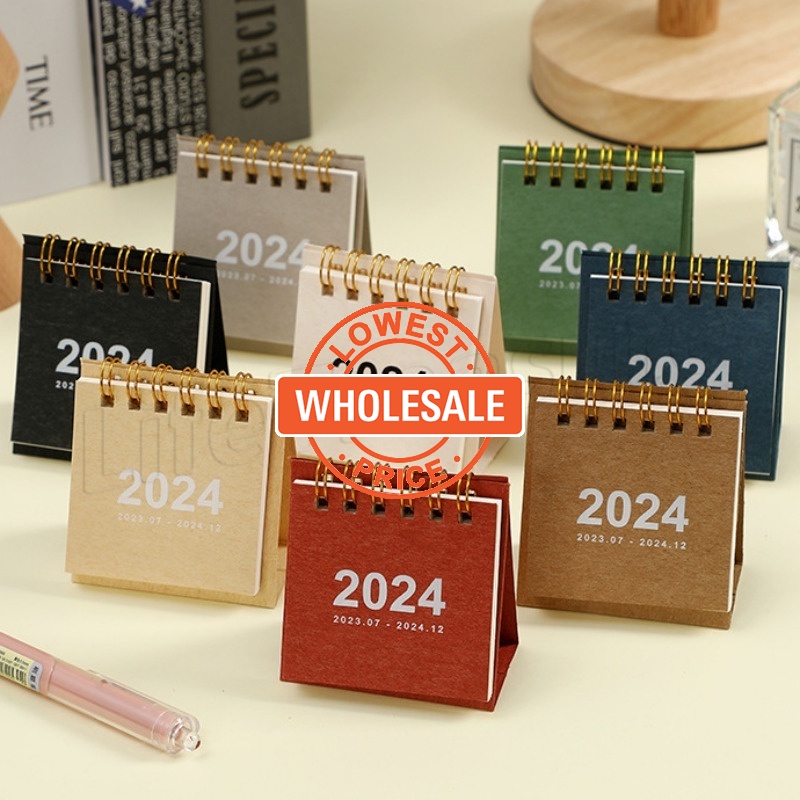[ Wholesale Prices ] Upright Writable Paper Calendar / 2023-2024 ...
