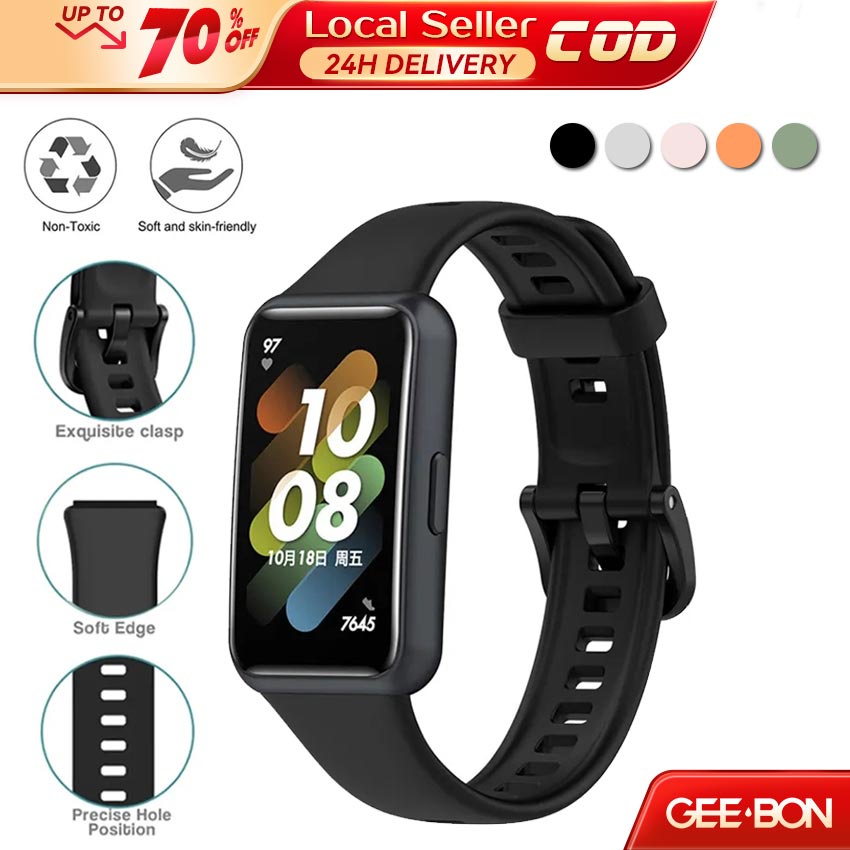 GEEBON Silicone Strap For Huawei Watch Band 6 Strap Replacement Loop