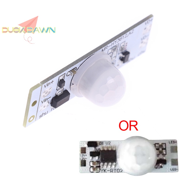 [Dusk Dawn] DC 12V 24V Ceiling PIR Motion Sensor Detector Switch Module ...