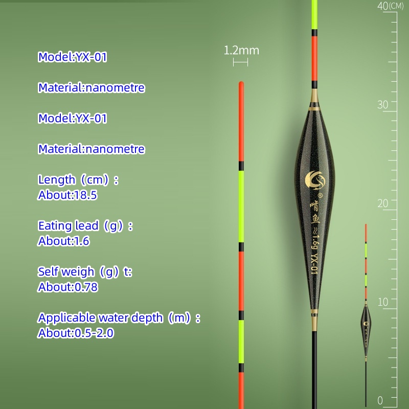 【Stock】Fishing float Long style fishing Shrimp fish Slender tail ...