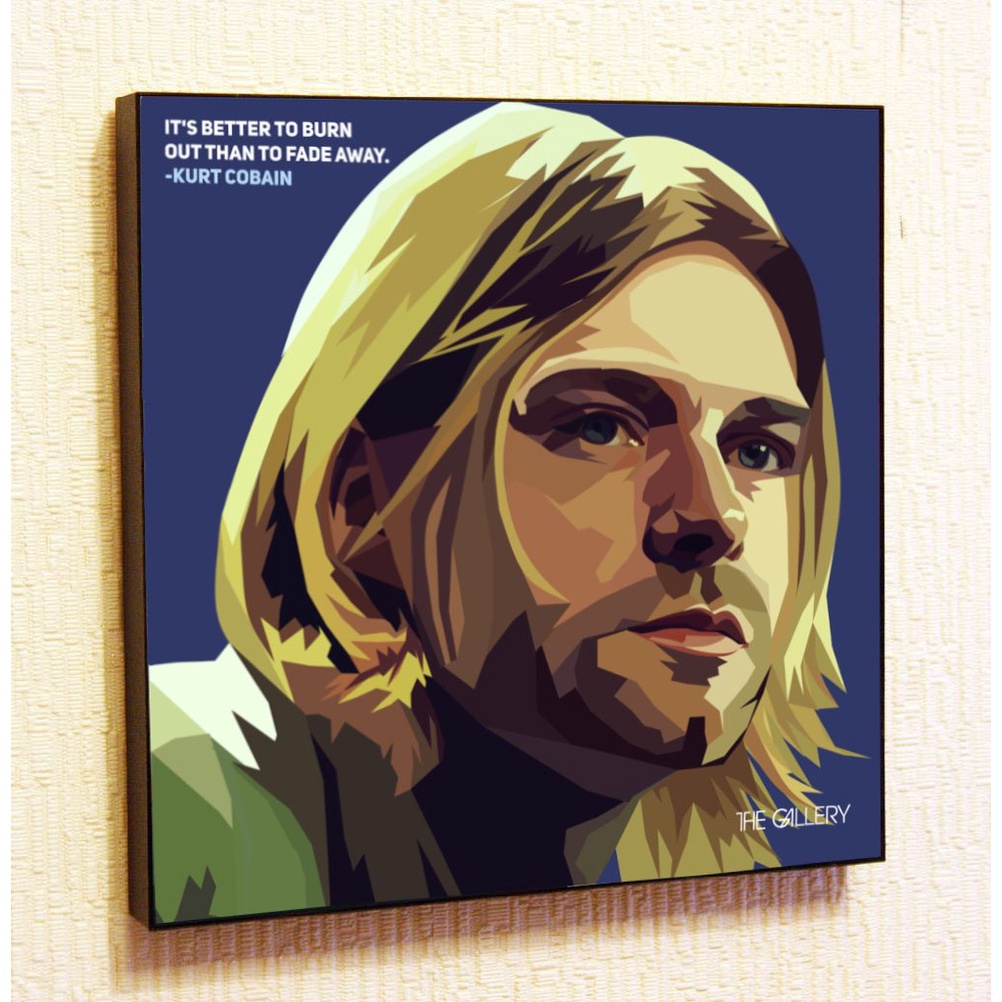 Kurt Cobain Nirvana Rock Singer Music Artist Actor Decor Motivational ...