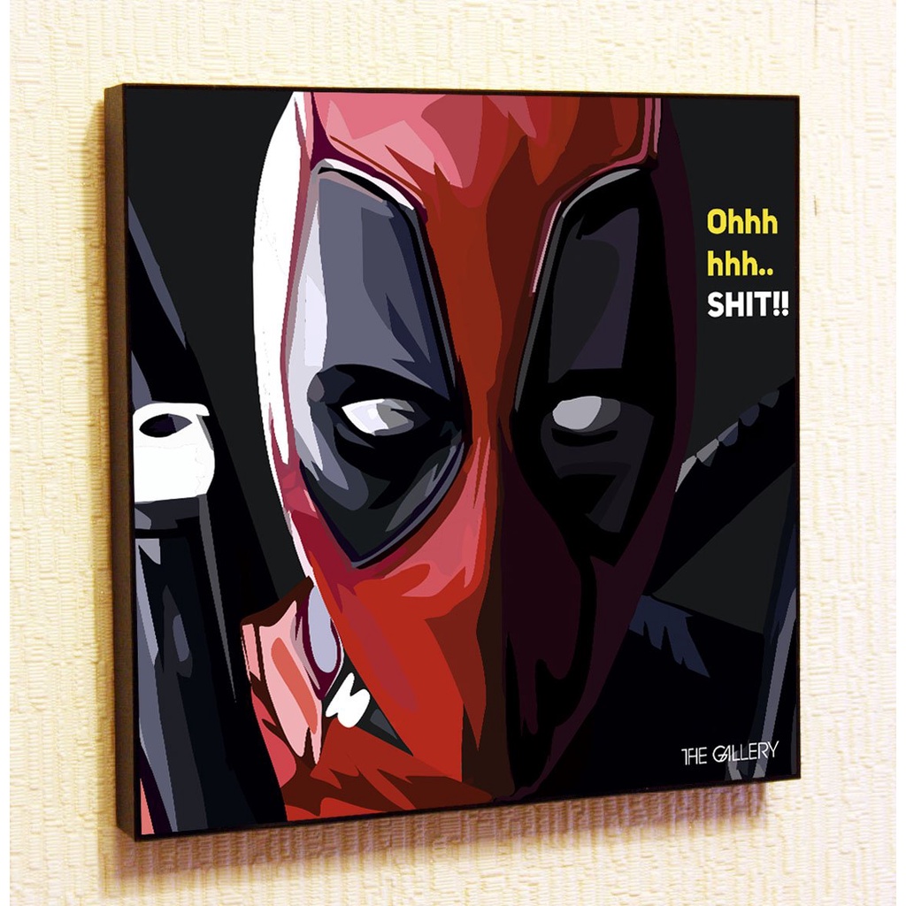 Deadpool Marvel DC comics pool Super Hero dead Motivational Quotes Wall ...