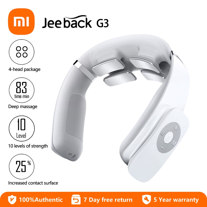 Jeeback G3 Electric Neck Massager - Wireless & Portable