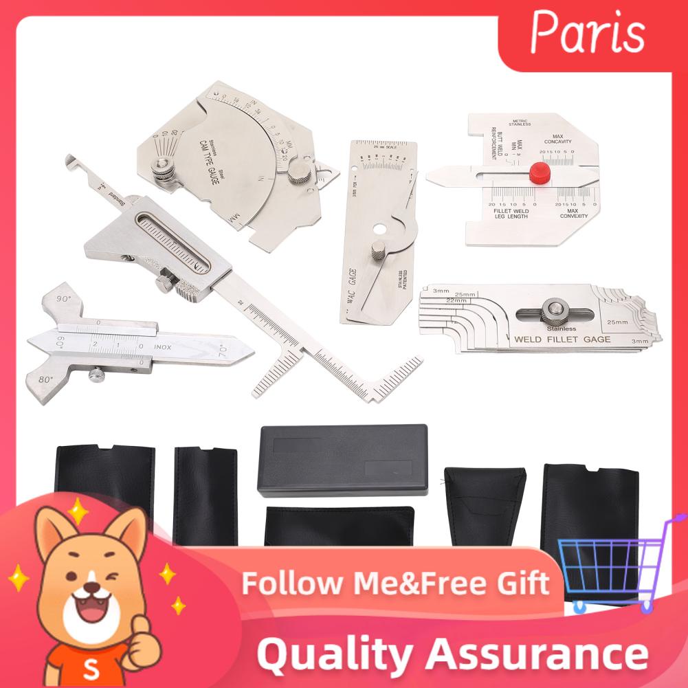 Superparis Weld Gauge Set Complete Stainless Steel Fillet Angle ...