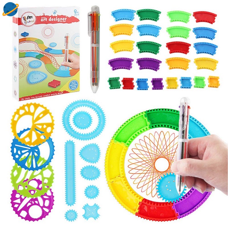 Free Style Create Designs Patterns Art Paint Coloring Spiral Drawing ...