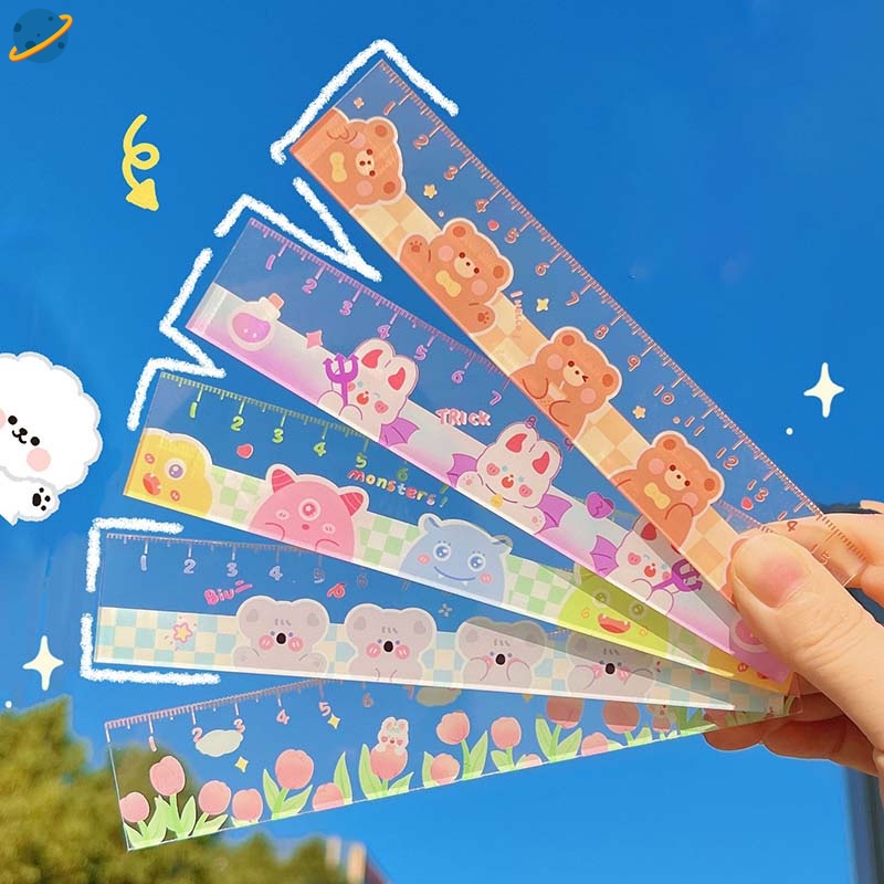 New style ruler student girl heart scale office culture and education ...