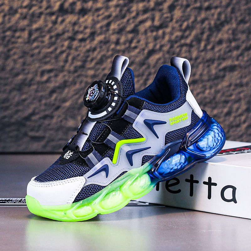 Boys' Sports Shoes Double Mesh Breathable High-Value Soft-Soled Boys ...