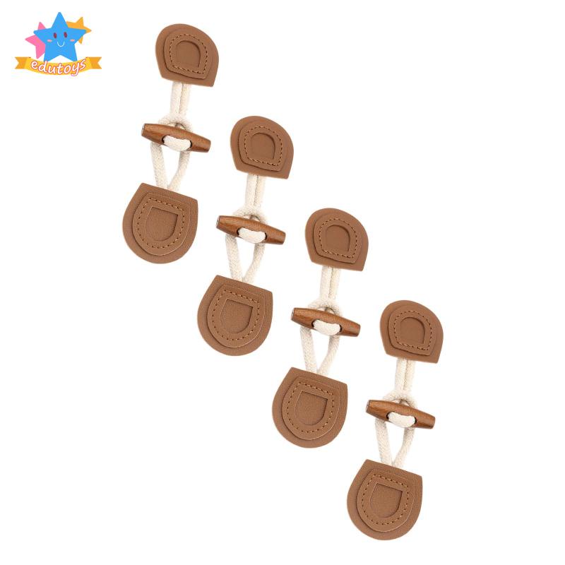 [Edstars] 4 Pcs Closure Buttons Buttons Garment Decoration DIY Button ...