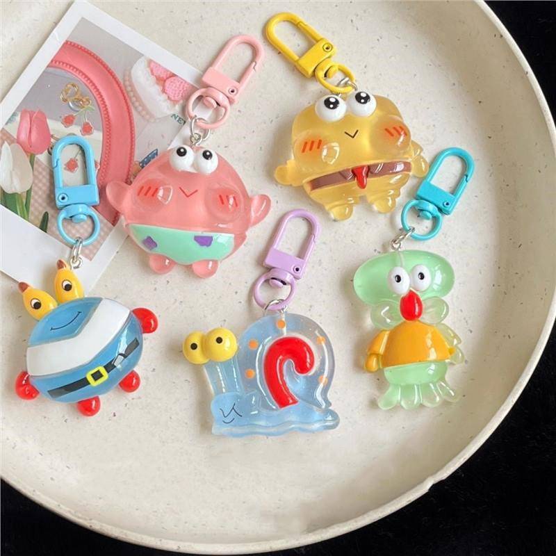 Cute Keychain SpongeBob SpongeBob Keychain Phone Charm pendant for bag ...