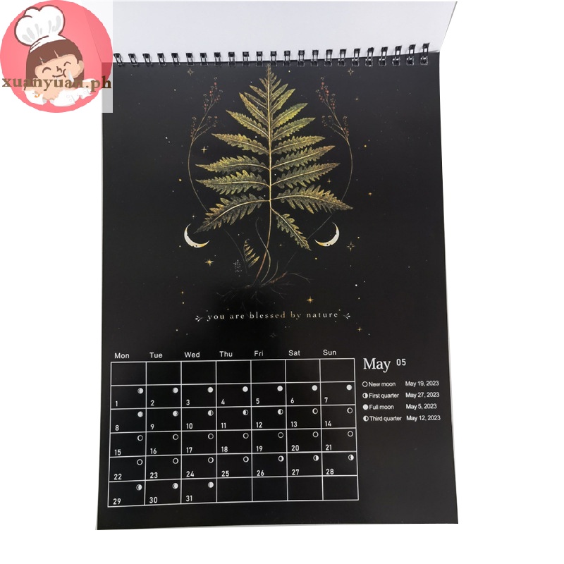 XUAN 2024 Dark Forest Calendar Creative Illustrated Wall Lunar