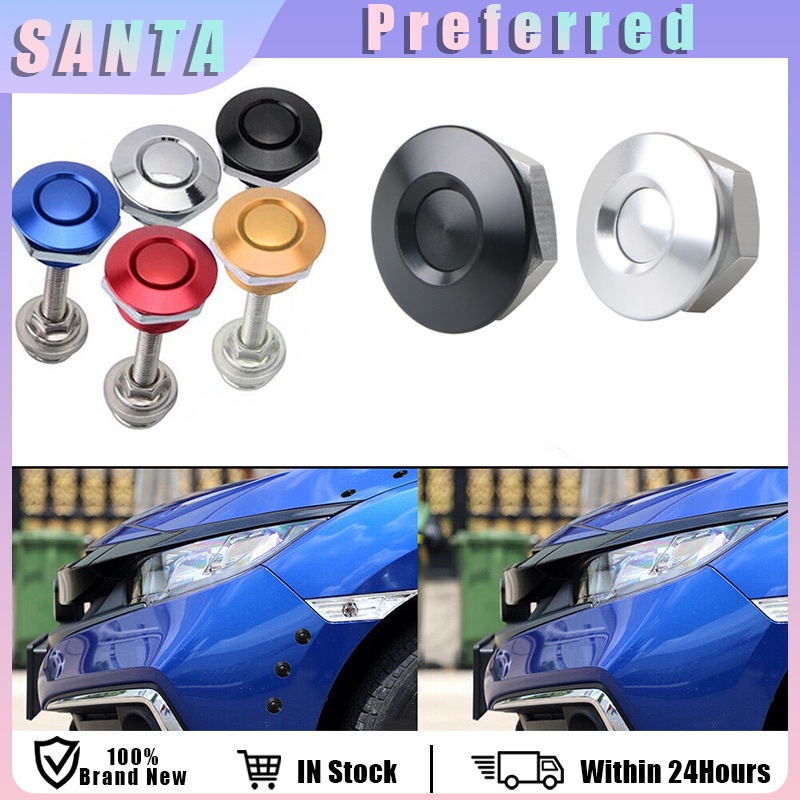 30mm Aluminum Great Quick Release Push Hood Latch Button Car Pin