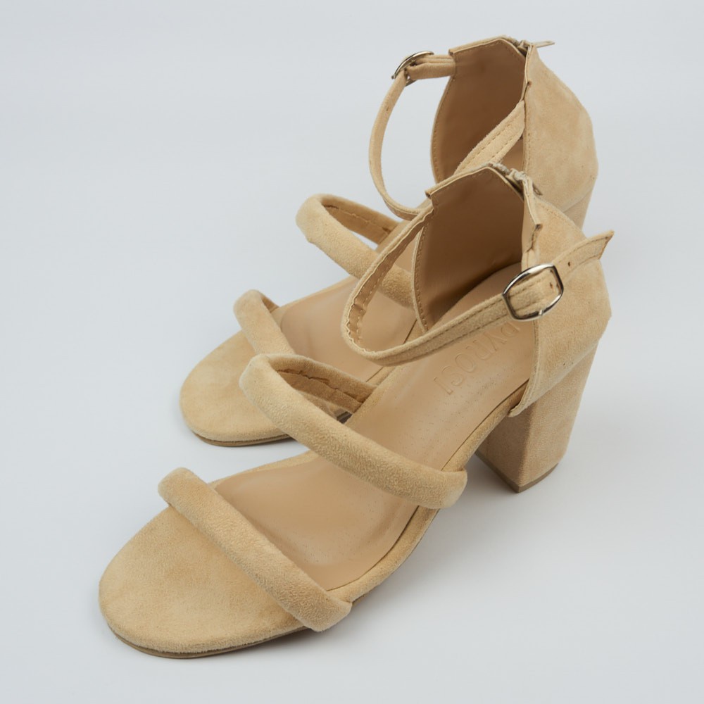 Nude block heels outlet size 5