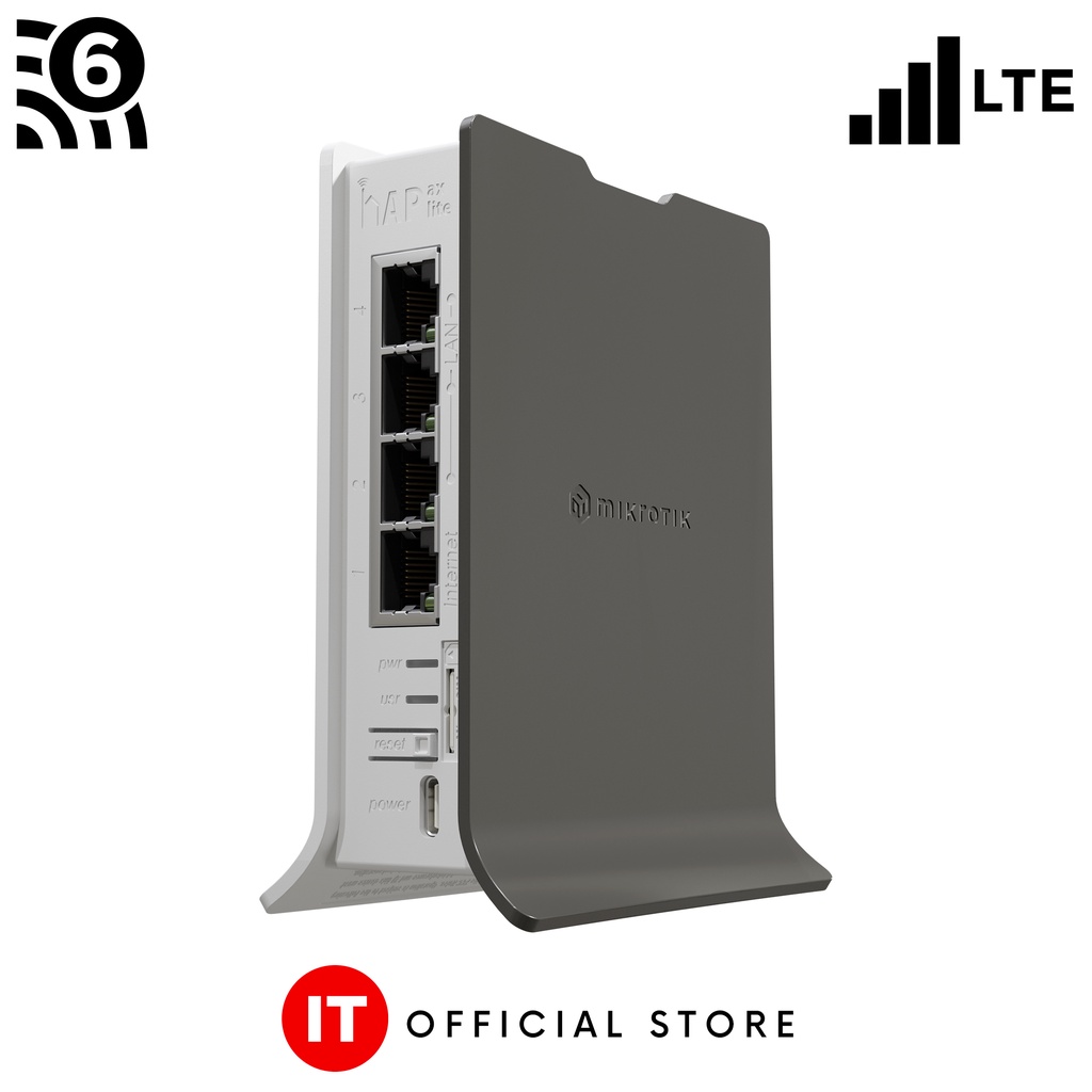 [NEW] MikroTik hAP ax lite LTE6 WiFi 6 LTE Router (Simbased) CAT6