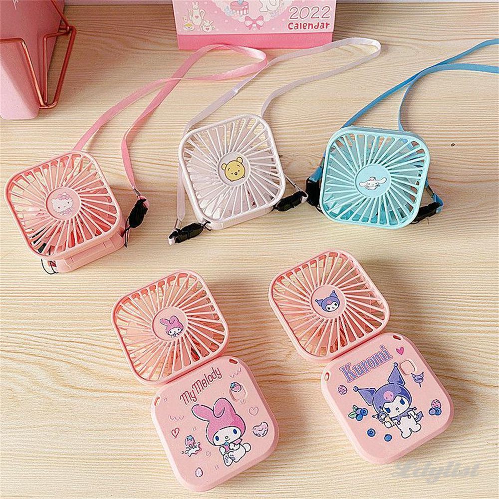 Sanrio Cartoon Foldable Fan Hello Kitty Kuromi My Melody Pachacco ...