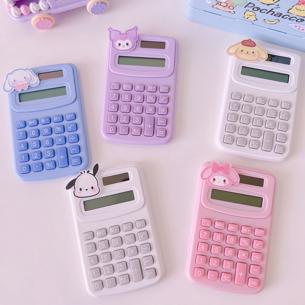 Sanrio Calculator Portable Cartoon Calculators School Office Stationery ...