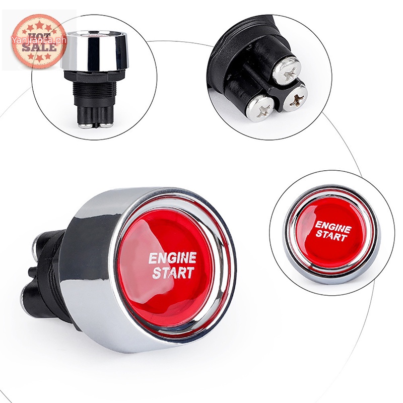 YANCA Cars Marine Engine Start Ignition Switch 12V/24V Momentary