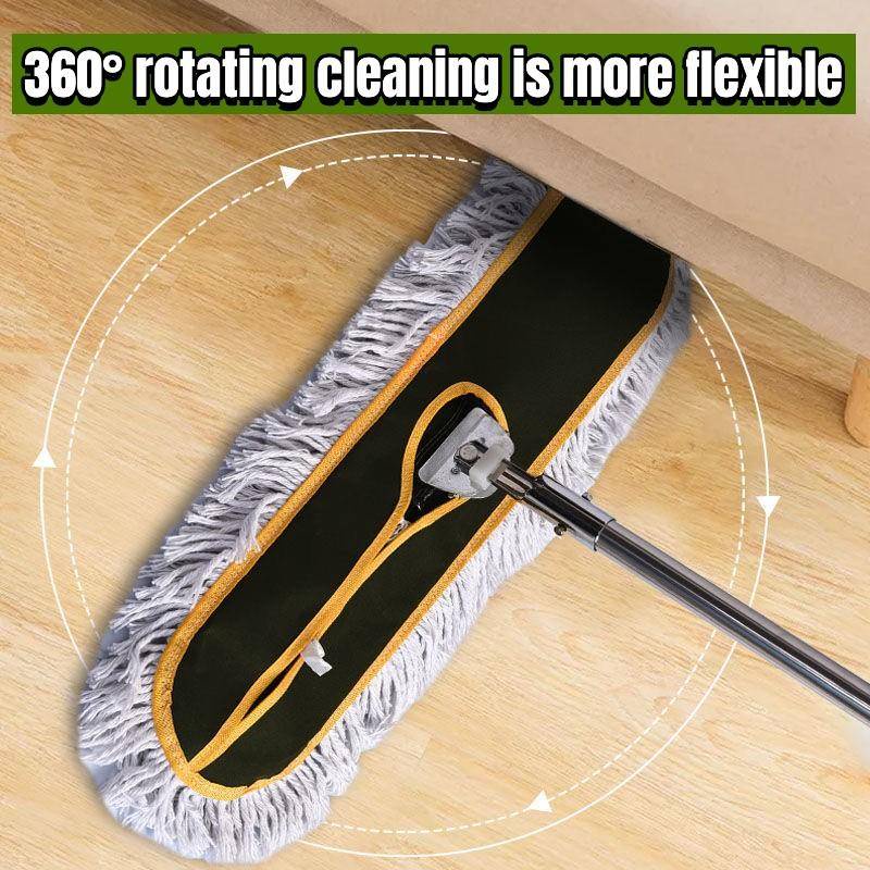 Commercial Dust Mop,Heavy Duty Floor Mop with Long Handle for Hotel Gym