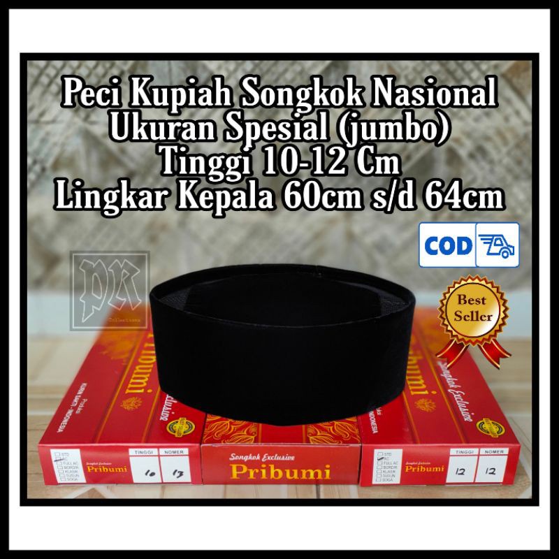 Jumbo Size Songkok/jumbo Size Cap, Big Size Muslim National Cap ...