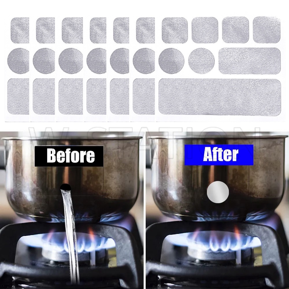 Waterproof Heat Resistant Pot Hole Sticker / Aluminum Foil Bucket