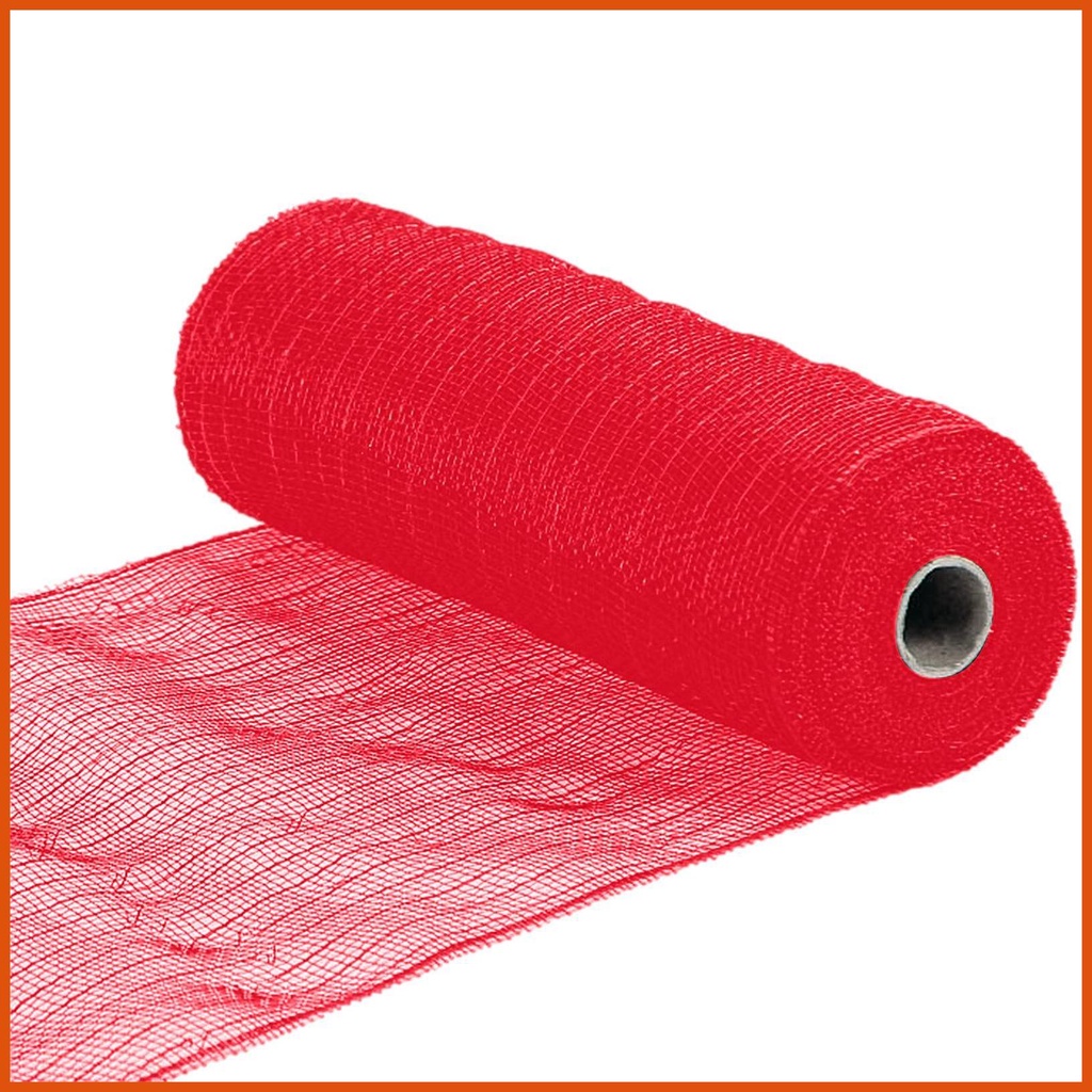 Fall Ribbon Mesh Fabric Fall Wired Ribbon Poly Mesh Gift Mesh Roll for