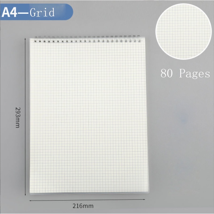 Spring Notebook A4/A5/B5 Flip Up Loose-Leaf Book Steno Notebook ...