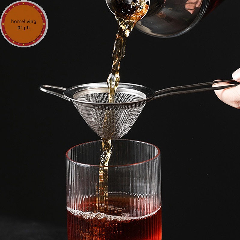 Homeliving01 Fine Mesh Stainless Steel Conical Strainer Cocktail Bar Strainer Cone Strainer Ph 4598