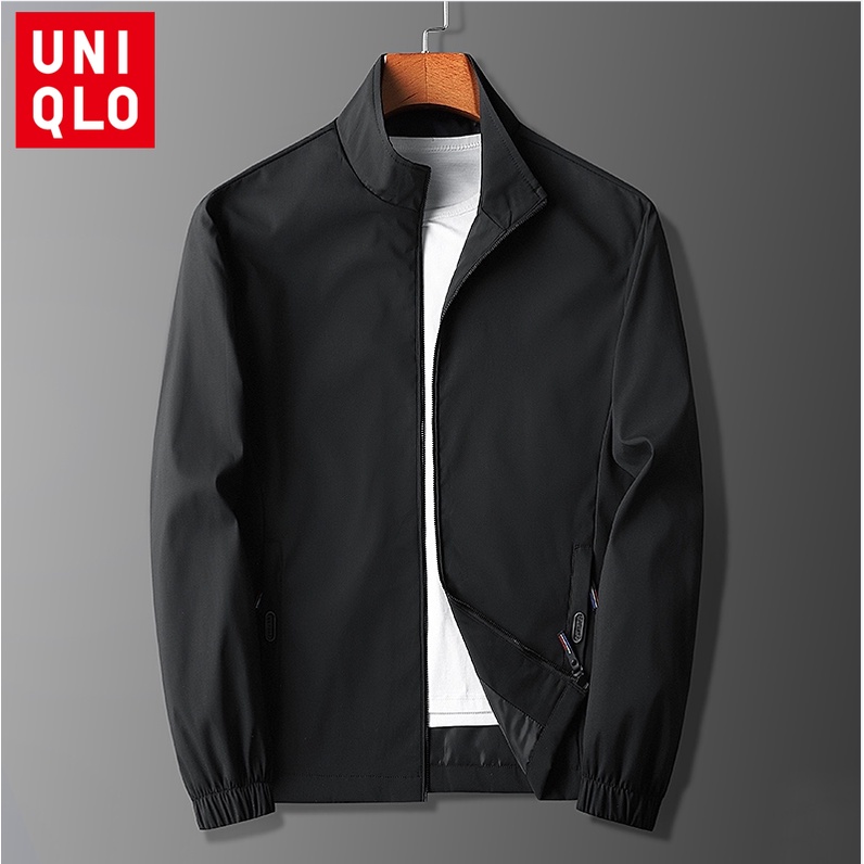 Uniqlo Autumn Men's Baseball Collar Jacket Outdoor Longsleeved Jacket