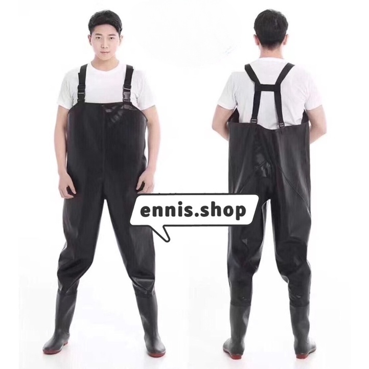 Nylon Fly Fishing Hip Waders Boots with Cleated Soles Chest Wader Boots