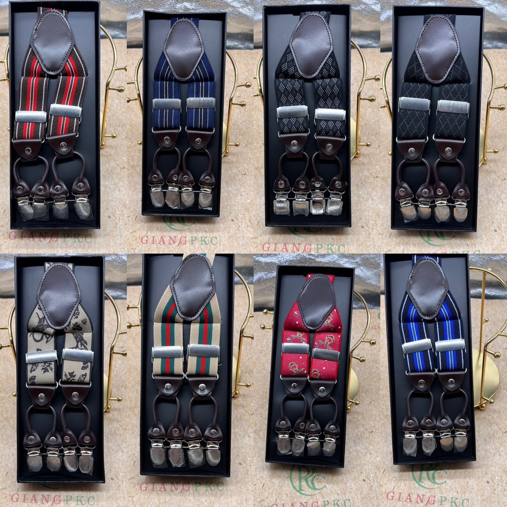 Men's Yshaped Belt 3.5cm Version with 6 Buckles Fashion Style and