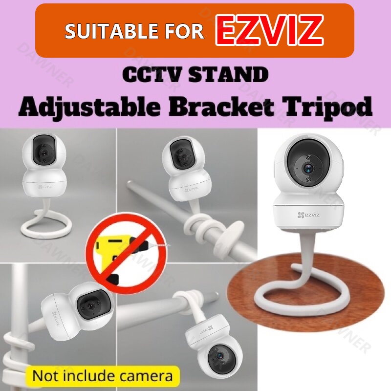 For EZVIZ C6N TY2 IP Camera CCTV Stand Holder FreePunch Wall Mount Without Drilling (not