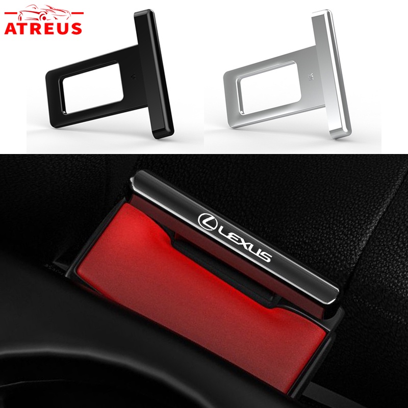 1/2 Pcs Lexus Zinc Alloy Car Mini Hidden Safety Seat Belt Buckle Clip ...