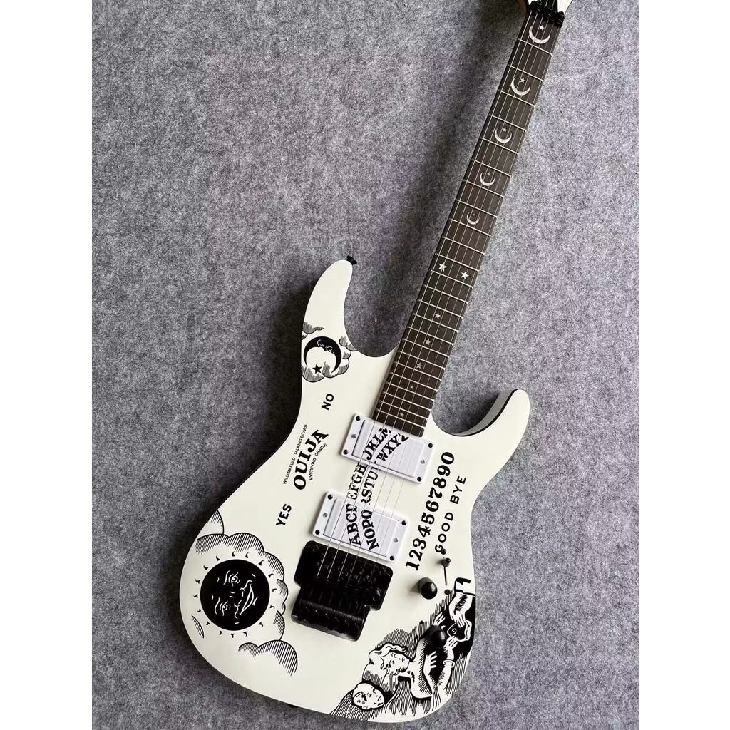 ESP Kirk Hammett Metallica Ouija White Miniature Professional Guitar Shopee Philippines