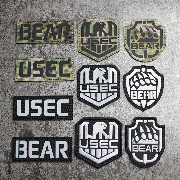 Ir Reflective Velcro badge USEC and BEAR Armband Tactical Backpack ...