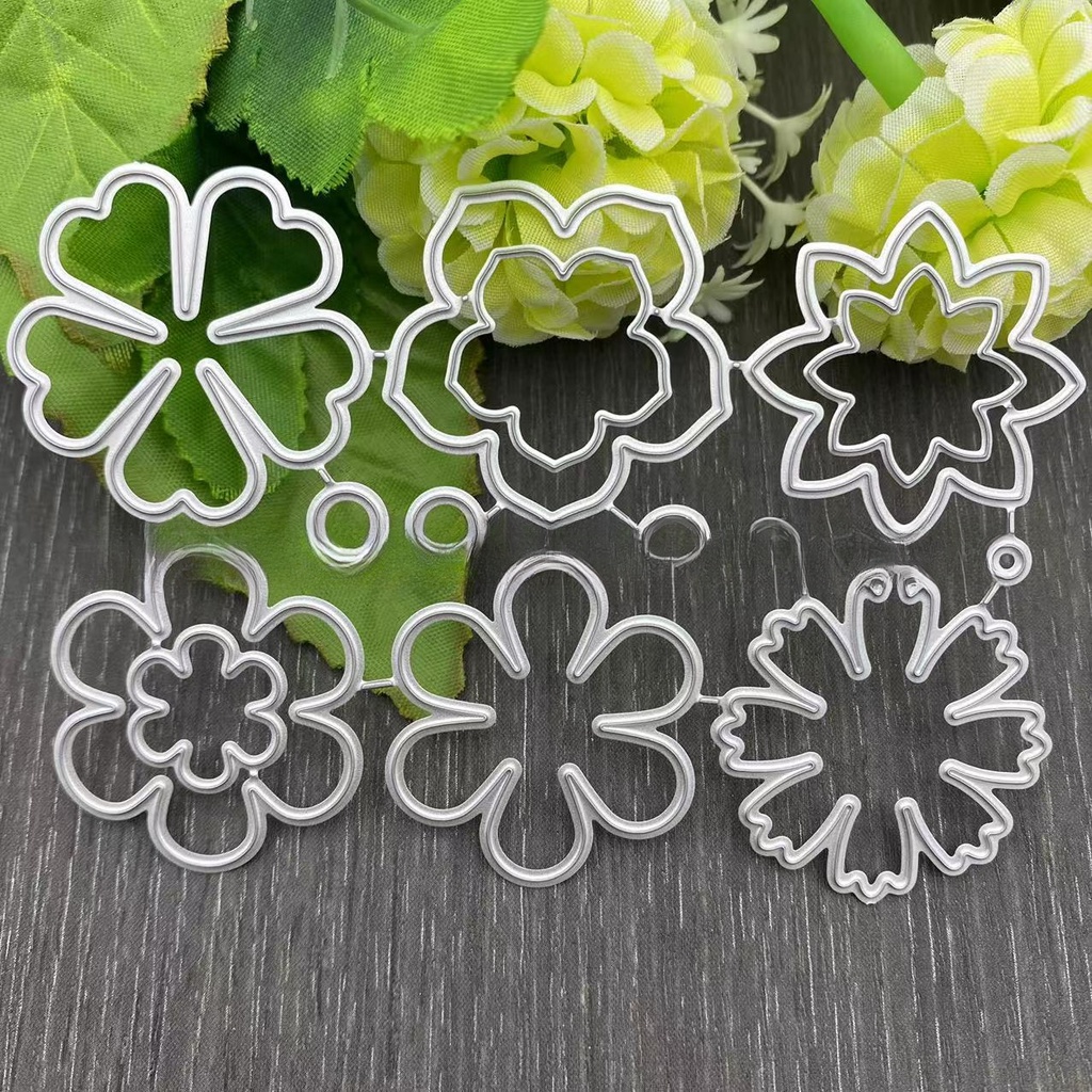 Diy Cane Material Yan Paper Mold Scrapbook 9 Flowers | Shopee Philippines