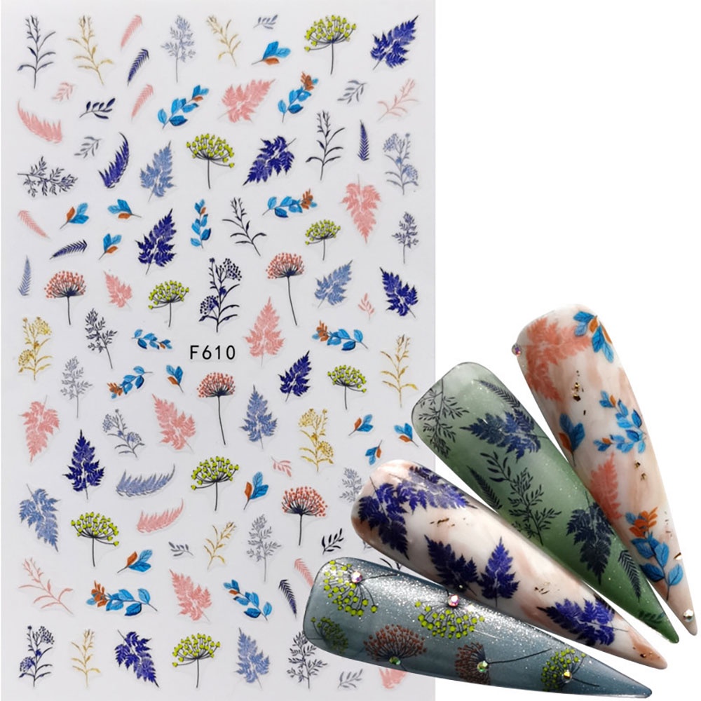 Nail Stickers With Avocado Nail Sticker For Nails Manicure Decals ...