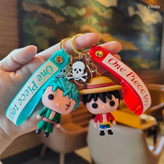 One Piece Keychains Anime Monkey D. Luffy Tony Chopper Roronoa