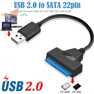 6-inches Super Speed USB 3.0 To SATAIII 6Gbps 22 Pin 2.5 Inch Hard Disk  Driver Adapter Cable Converter w/ Reserved USB Power Cable, SATA to USB 3.0  Converter w/UASP for SSD/HDD 
