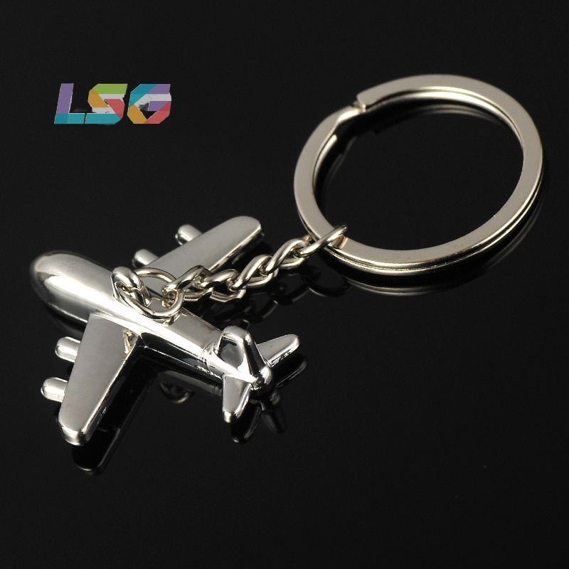 [LSG] Creative Retro 3D Airplane Metal Keychain Pendant Keyring Key ...