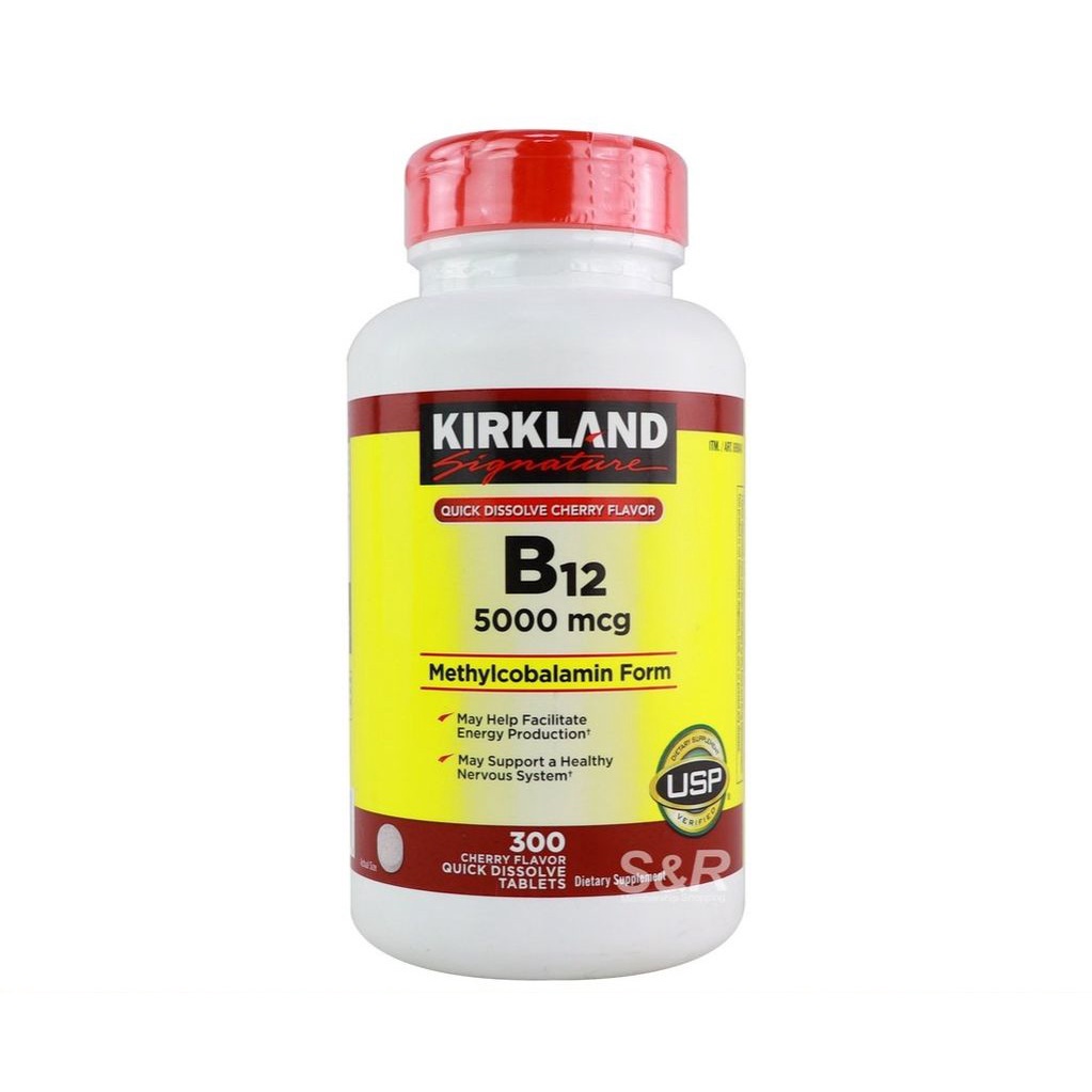 Well Wise | Kirkland Signature B12 5000mcg Dietary Supplement 300pcs ...