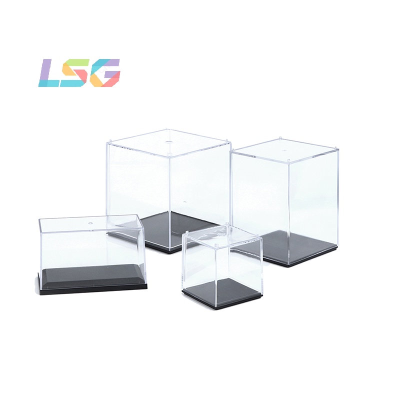 [LSG] Acrylic Plastic Display Case Box Clear Dustproof Protection For