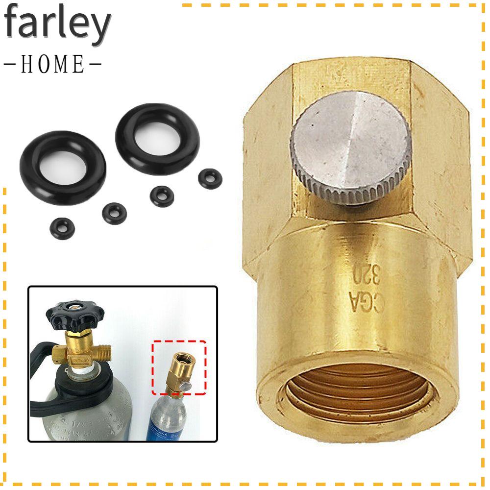 FARLEY TR21-4 to CGA320 Thread Set Homebrew Regulator Cylinder Refill ...