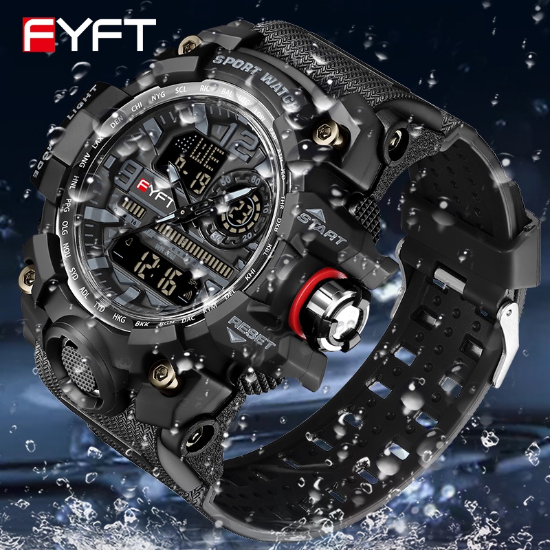 FYFT Sports Brand Men's Watch Fashion Sports Watch Glow Waterproof