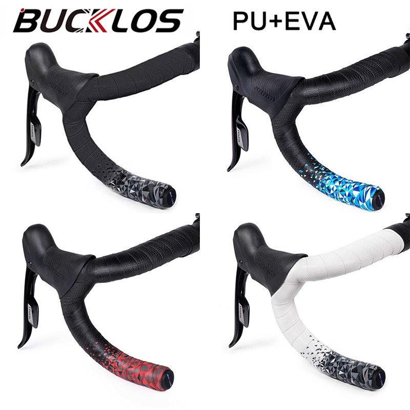 Road Bike Handlebar Tape PU+EVA AntiVibration Bike Straps Breathable