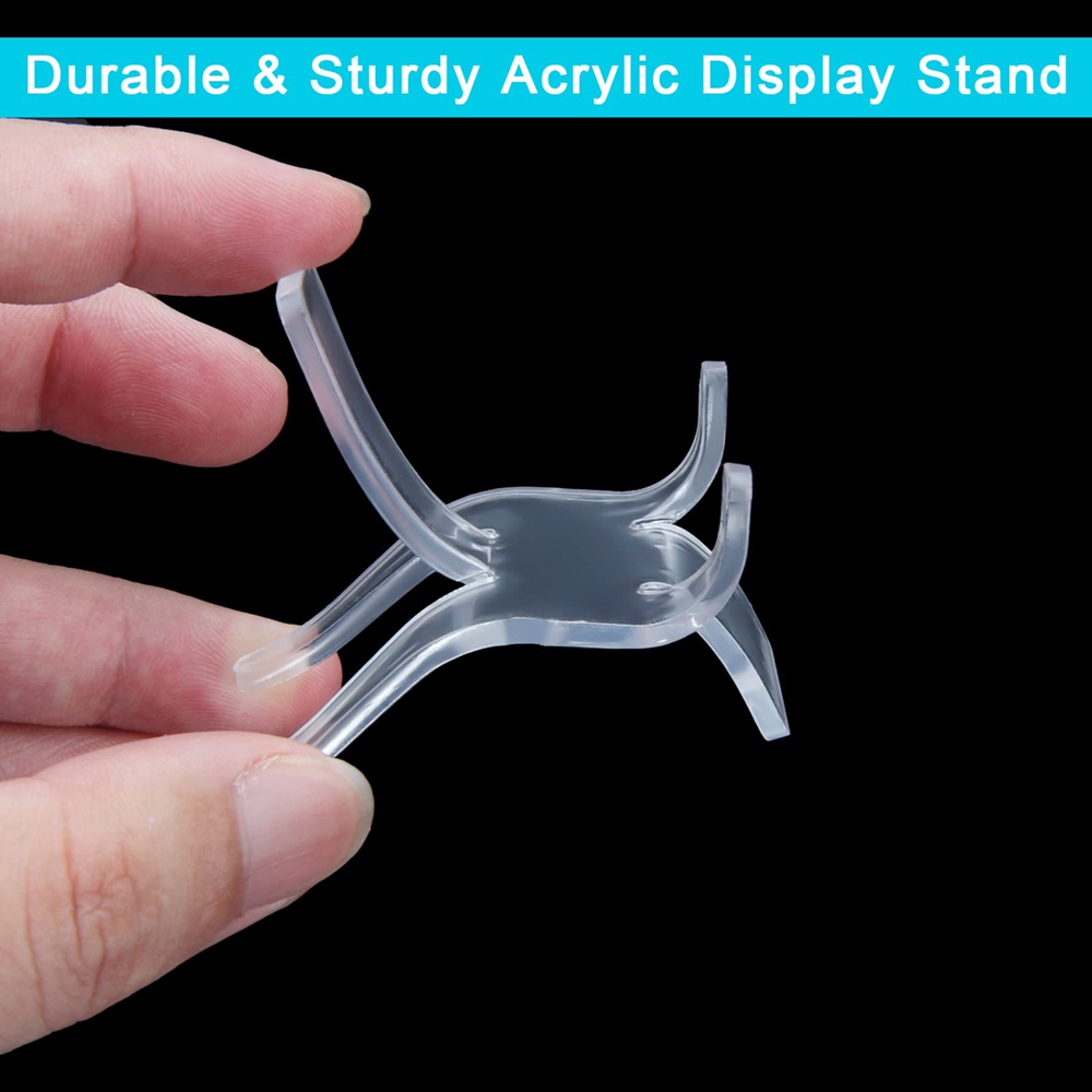 10pcs/set Transparent Display Rack Base Collectible Display Rack ...
