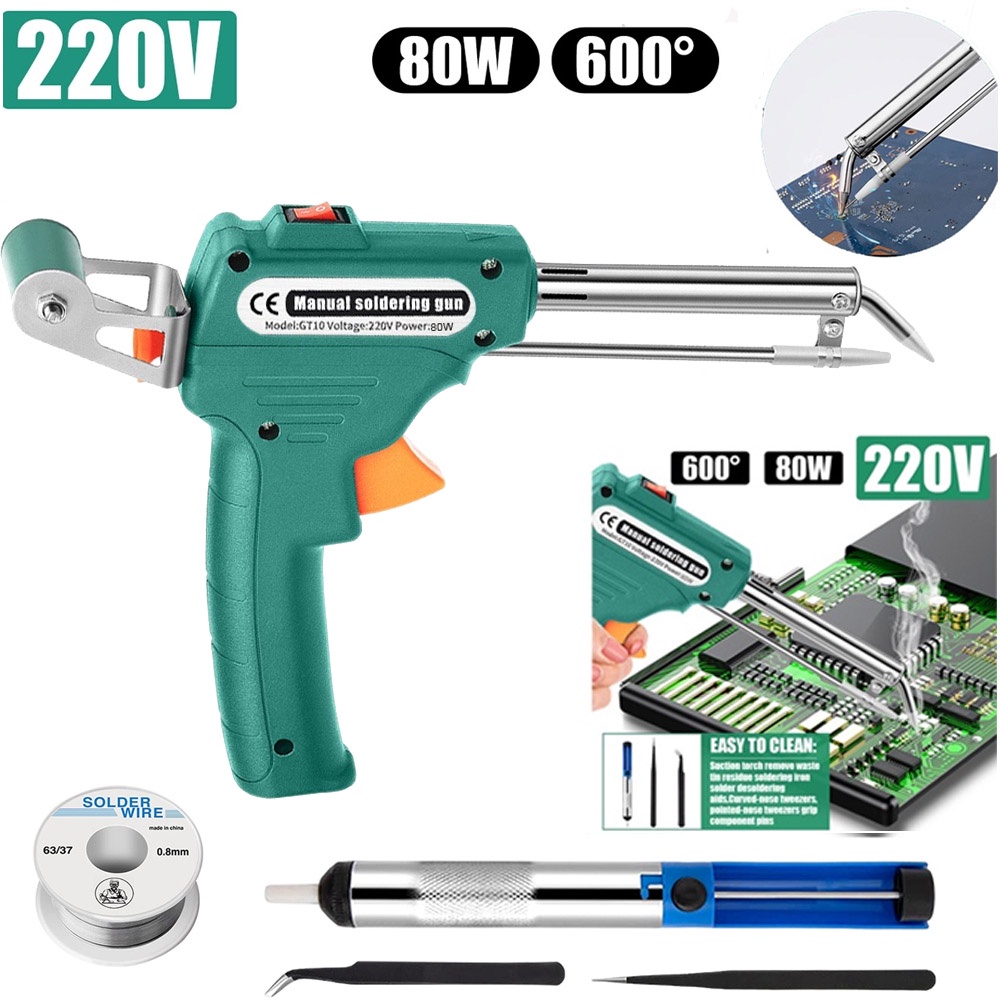 Soldering Gun Automatically Hand-held Solder Iron Kit Welding Tool ...