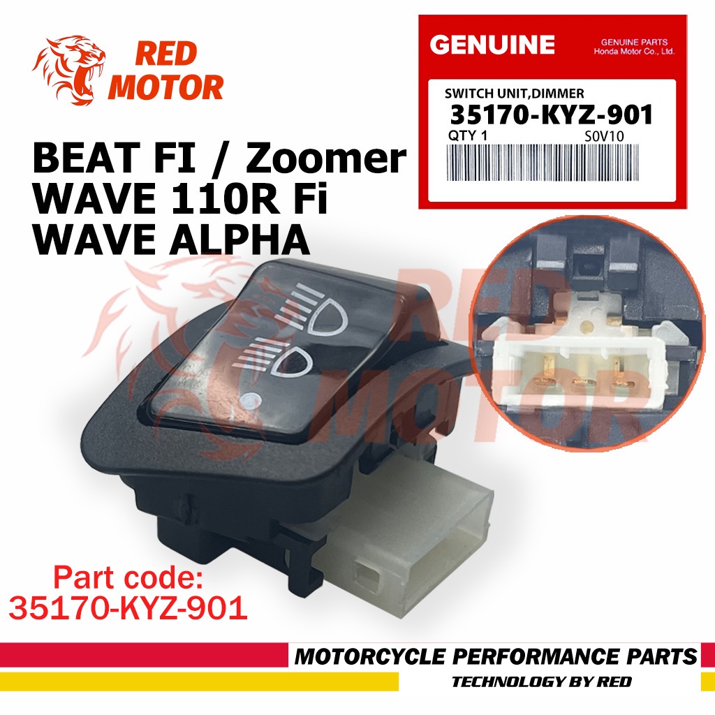 Honda Genuine TRI SWITCH BEAT FI / Zoomer / WAVE 110R Fi / WAVE ALPHA