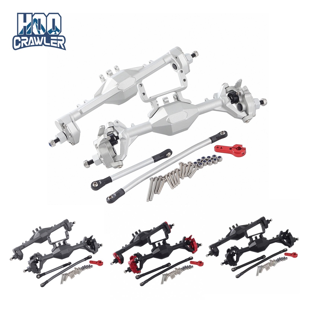 HooCrawler New CNC Aluminum Integrated Front Rear Portal Axle Anodized ...